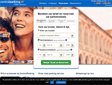 Tablet Screenshot of centralparking.nl